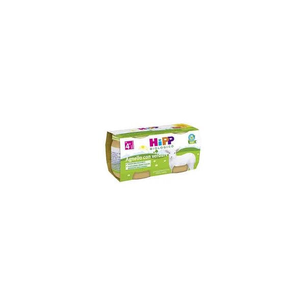 hipp biologico omogeneizzato agnello e verdure 2x80g