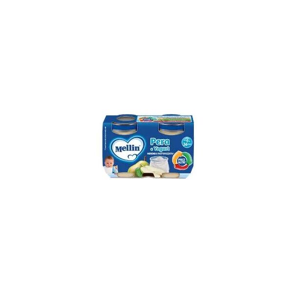 mellin merenda yogurt alla pera 2x120 g