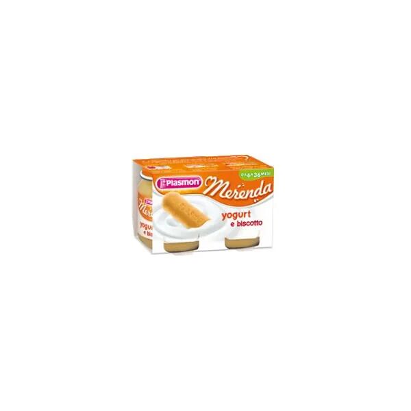 plasmon dessert omogeneizzato yogurt biscotto 2 vasetti da 120 g