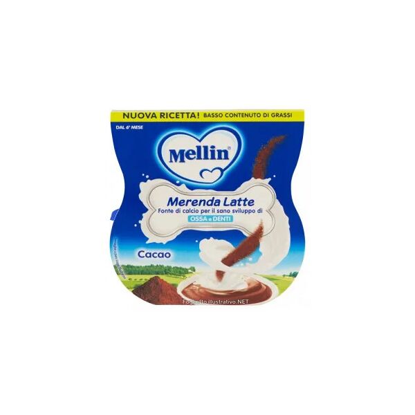 mellin merenda latte e cacao 2 x 100 g