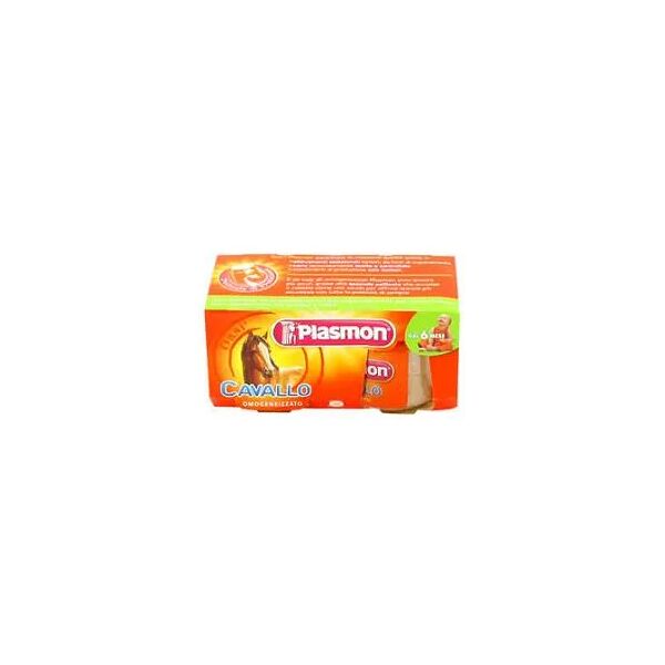 plasmon omogeneizzato di carne di cavallo 2x80 g +6m