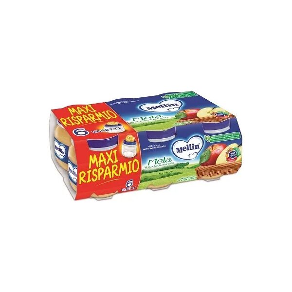 mellin omogeneizzato di frutta mela 6 x 100 g