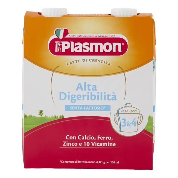 plasmon latte ad alta digeribilità 2 x 500 ml