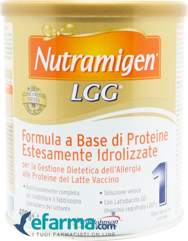 nutramigen 1 lgg latte in polvere per allergie alle proteine del latte vaccino 400 g