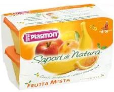 plasmon omogeneizzati di frutta sapori di natura frutta mista 4x100 g +6m