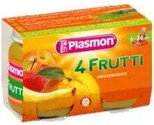 plasmon omogeneizzato 4 frutti 6 vasetti da 104 g