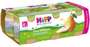 hipp biologico omogeneizzato pera wiallms 2x80g