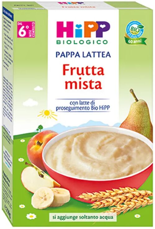 hipp biologico pappa lattea frutta mista 250 g