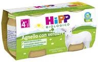 hipp biologico omogeneizzato agnello e verdure 2x80g