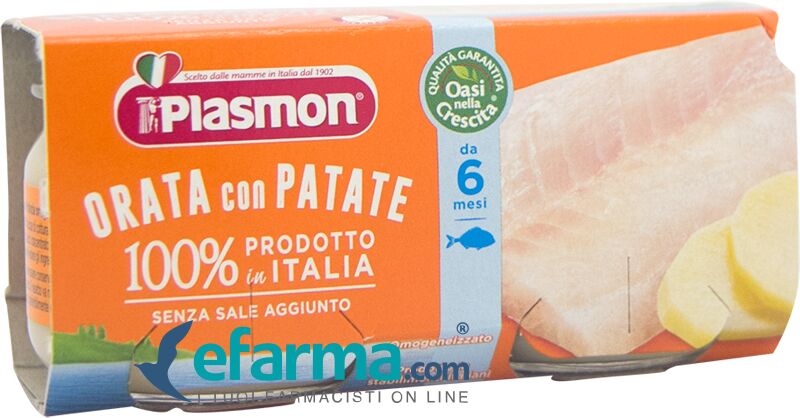 plasmon omogeneizzato orata 2 vasetti da 80 g