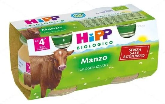 hipp biologico omogeneizzato manzo 2x80g