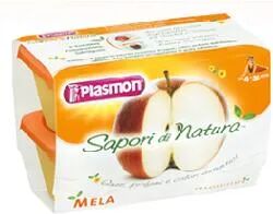 plasmon omogeneizzati di frutta sapori di natura alla mela 4x100 g +4m