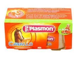 plasmon omogeneizzato di carne di cavallo 2x80 g +6m