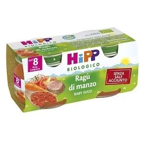 Hipp Biologico Baby Sugo Ragù Di Manzo 2x80 g