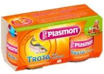 Plasmon Omogenizzato Trota e Verdura 2 Vasetti da 80 g