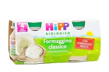 Hipp Biologico Omogeneizzato Formaggino Classico 2x80g