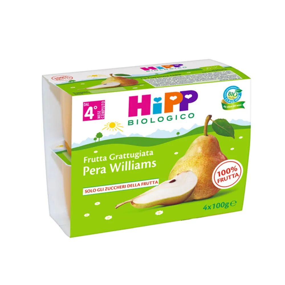 Hipp Biologico Merenda Pera 4x100 g