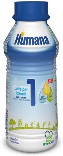 Humana 1 Latte Liquido 0-6 Mesi Bottiglia 470 ml