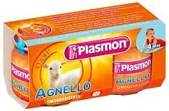 Plasmon Omogenizzato Agnello 4 vasetti da 80 g