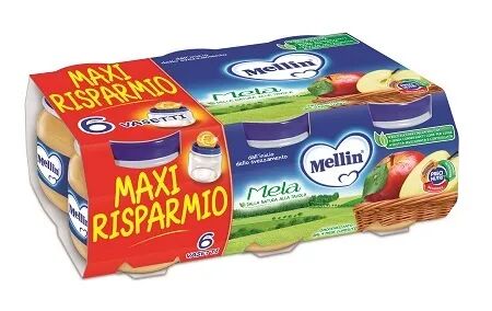 Mellin Omogeneizzato Di Frutta Mela 6 x 100 g