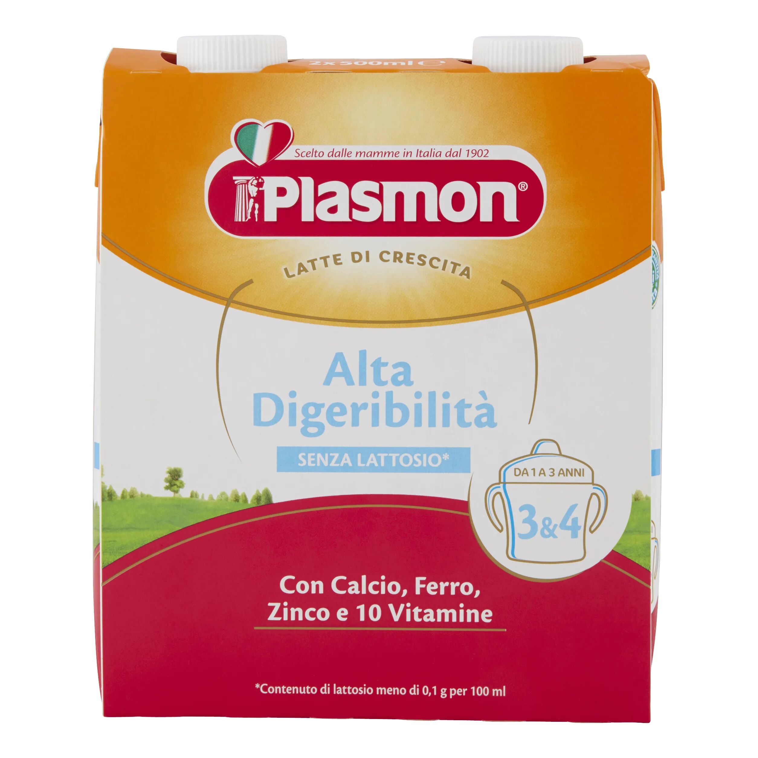 Plasmon Latte ad alta digeribilità 2 x 500 ml