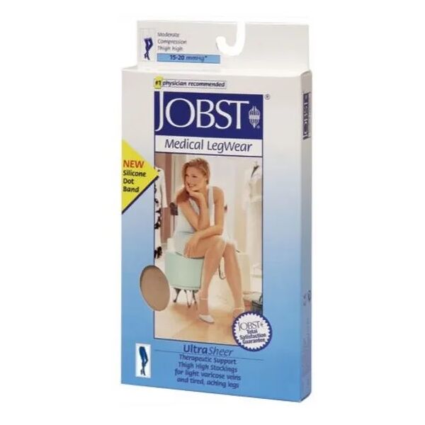 jobst us 15-20 mmhg collant elastico nero taglia 4