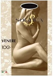 SOLIDEA Venere 100 DEN Collant Compressivo Colore Visone Taglia 4 XL