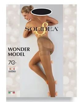 SOLIDEA Wonder Model Sheer 70 DEN Collant Compressivo Colore Moka Taglia 1