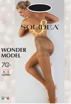 SOLIDEA Wonder Model Maman Sheer 70 DEN Collant Compressivo Colore Nero Taglia M