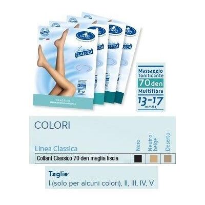 Sauber Pharma Sauber Linea Classica Collant in Maglia Liscia 70 Den Neutro Beige Taglia 2 Sauber Pharma Sauber Linea Classica Collant in Maglia Liscia 70 Den Neutro Beige Taglia 2
