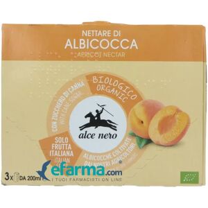 Alce Nero Nettare di Albicocca Biologico 3x200 ml