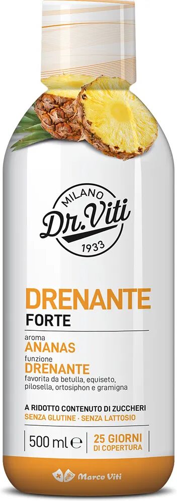 Dr. Viti Drena Forte Integratore Drenante Gusto Ananas 500 ml