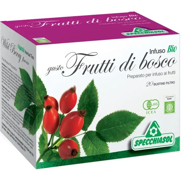 specchiasol infuso bio gusto frutti di bosco 20 filtri