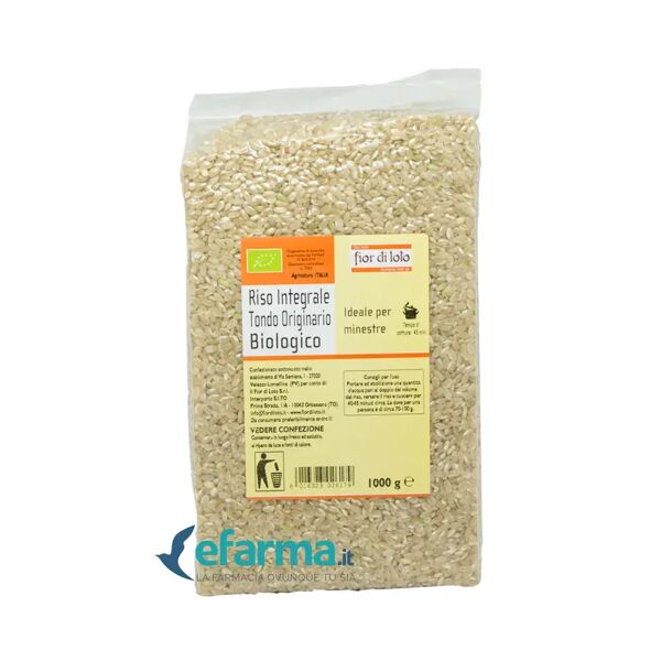 fior di loto riso integrale tondo biologico 1 kg
