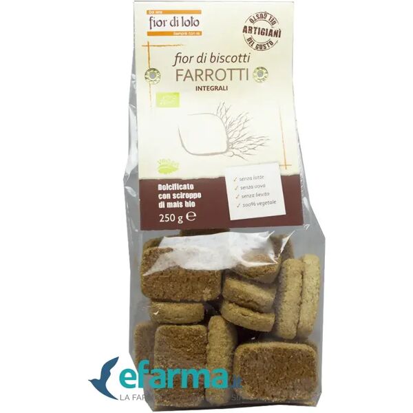 fior di loto fior di biscotti farrotti integrali bio 250 g