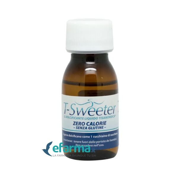 tisanoreica t-sweeter dolcificante liquido senza calorie 50 ml