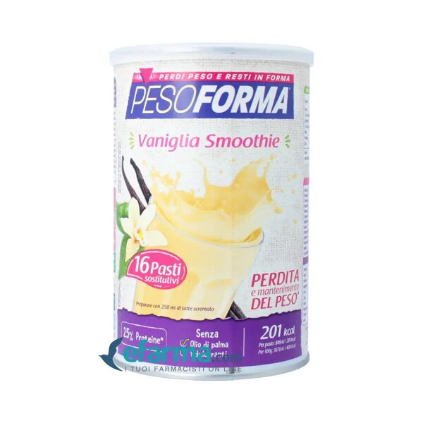 pesoforma smoothie vaniglia pasto sostitutivo barattolo 436 g