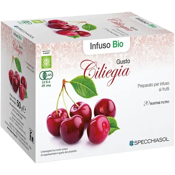 specchiasol infuso bio gusto ciliegia 20 bustine