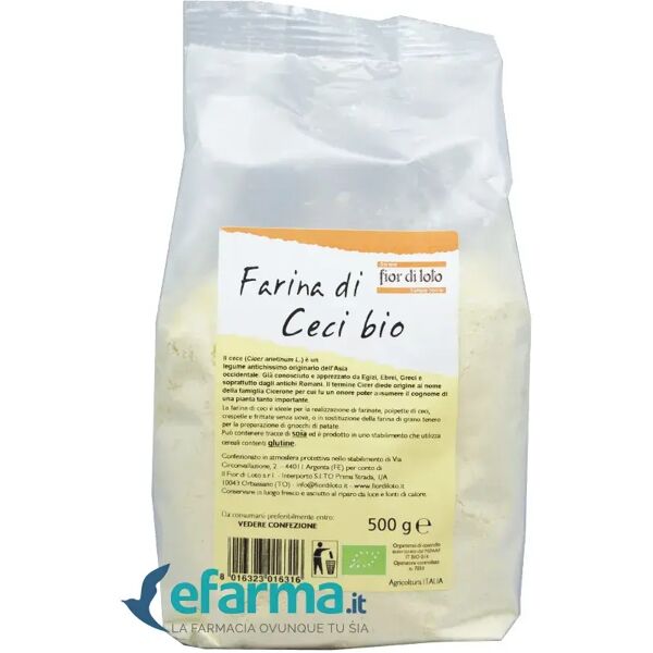 fior di loto farina di ceci biologica 500 g