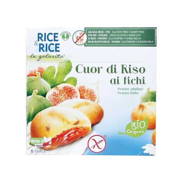 probios rice&rice cuor di riso ai fichi senza glutine 6x33 g