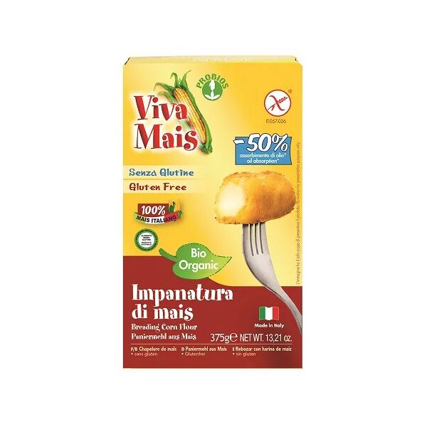 probios viva mais impanatura di mais biologica senza glutine 375 g