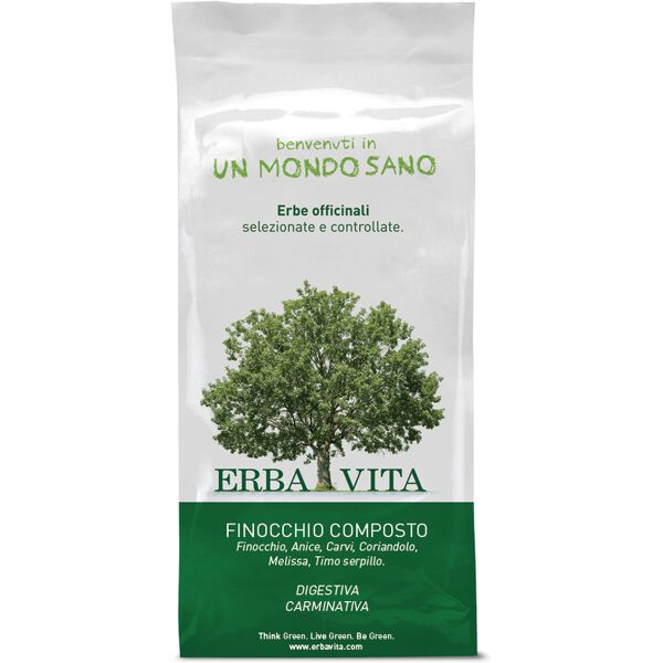 erba vita finocchio composto tisana integratore funzionalità digestiva 100 g