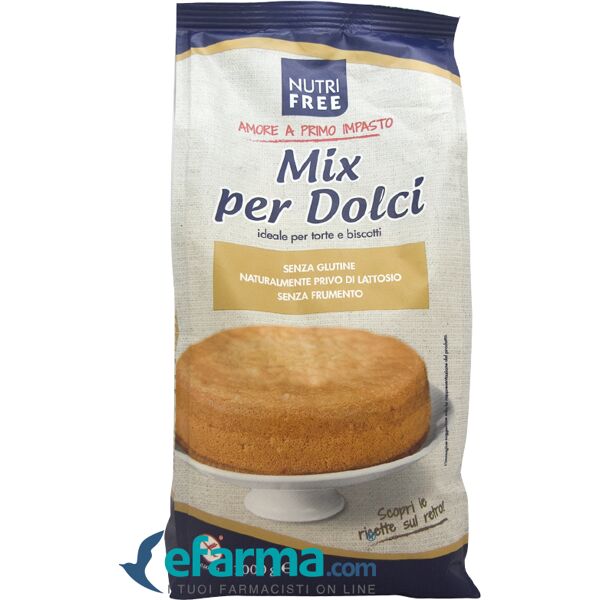 nutrifree nutri free mix miscela di farine per dolci senza glutine 1 kg