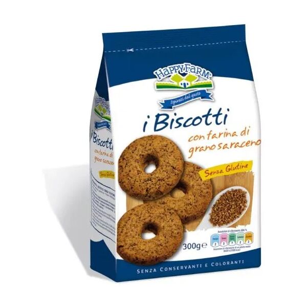 happy farm i biscotti con farina di grano saraceno 300 g