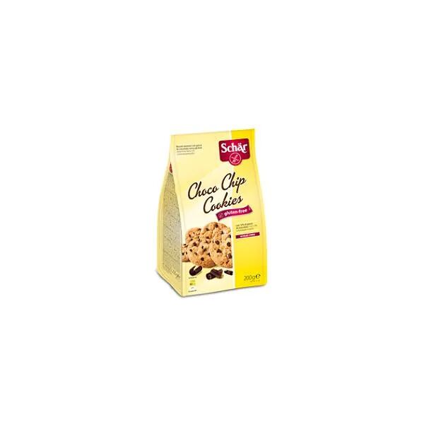 schar choco chip cookies biscotti senza glutine con gocce di cioccolato 200 g