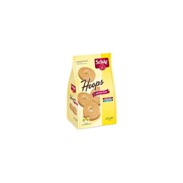 schar hoops biscotti di pasta frolla senza glutine 220 g