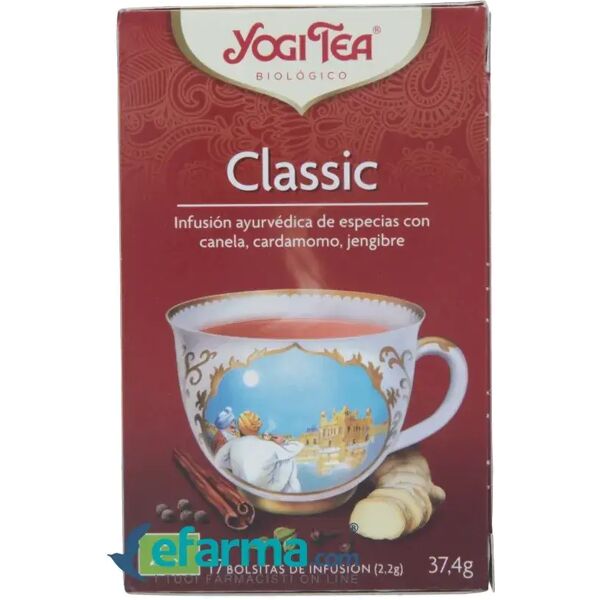 yogi tea fior di loto classicc cannella e spezie bio 37 g