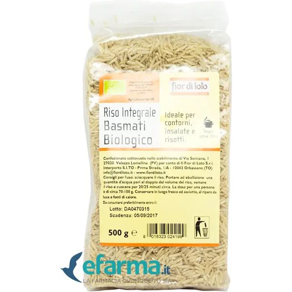 oxxigena fior di loto riso basmati integrale biologico 500 g