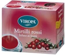 viropa mirtilli rossi infuso ai frutti 15 bustine con filtro