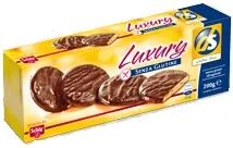 schar luxury biscotti di pasta frolla senza glutine con cioccolato al latte 200 g